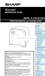 Sharp Carousel R-140B Operation Manual