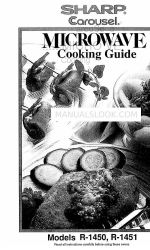 Sharp Carousel R-1450 Cooking Manual