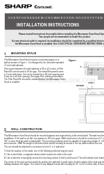 Sharp Carousel R-1512 Manuel d'instructions d'installation