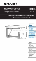 Sharp Carousel R-210D Manuale di funzionamento e manuale di cucina