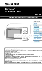 Sharp Carousel R-210D Manuale operativo