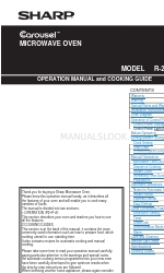 Sharp Carousel R-231Z Manuale di funzionamento e manuale di cucina