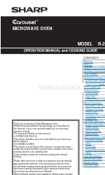 Sharp Carousel R-290N Manuale di funzionamento e manuale di cucina