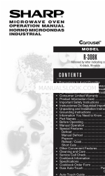 Sharp Carousel R-308K Operation Manual