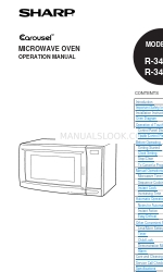 Sharp Carousel R-340C Panduan Pengoperasian