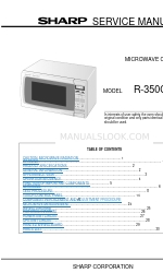 Sharp Carousel R-350C Service-Handbuch