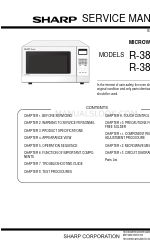 Sharp Carousel R-380L Servicehandleiding