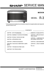 Sharp Carousel R-395NS Instrukcja serwisowa