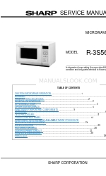 Sharp Carousel R-3S56 Service-Handbuch