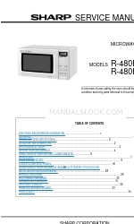 Sharp Carousel R-480E(K) Service Manual