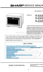 Sharp Carousel R-630DSA Manuale di servizio