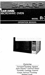 Sharp Carousel R-7260 Manual de operação