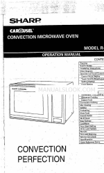 Sharp Carousel R-7A54 Manual de operação