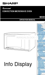 Sharp Carousel R-995E Manual de instrucciones