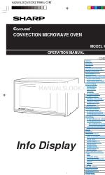 Sharp Carousel R-995J Manual de instrucciones