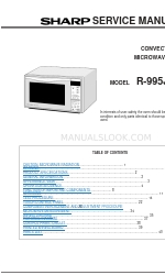 Sharp Carousel R-995J Manual de servicio