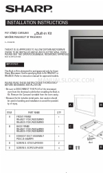 Sharp Carousel RK49S27 설치 지침