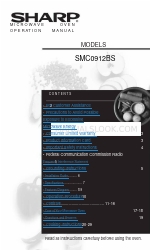 Sharp Carousel SMC0912BS Manual de operação