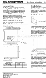 Crestron BDP-140 Руководство по установке