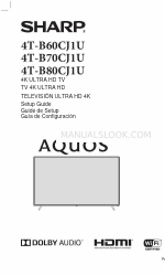 Sharp AQUOS 4T-B70CJ1U 설정 매뉴얼