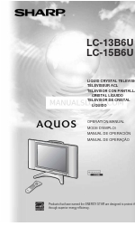 Sharp Aquos LC-13B6U Kullanım Kılavuzu