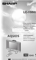 Sharp AQUOS LC-15B8U Посібник з експлуатації