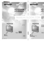 Sharp Aquos LC-22GA3M Manual de instrucciones