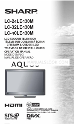 Sharp AQUOS LC-24LE430M Bedieningshandleiding