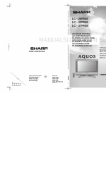 Sharp AQUOS LC-26P50E Betriebshandbuch