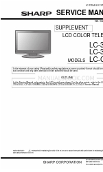 Sharp AQUOS LC-37D43U Service Manual