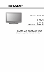 Sharp AQUOS LC-37D43U Parts Manual