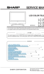 Sharp Aquos LC-37D6U Service Manual