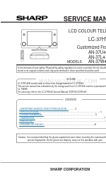 Sharp AQUOS LC-37HV4E Service-Handbuch