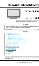 Sharp Aquos LC-40C37U Service Manual
