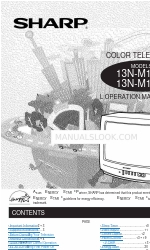 Sharp 13N-M150 Руководство по эксплуатации