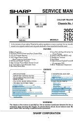 Sharp 20D2-G Service Manual