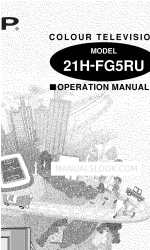 Sharp 21H-FG5RU Operation Manual