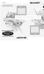 Sharp 21J-FV1RU Manual de instrucciones