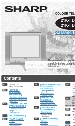 Sharp 21K-FD3RU Panduan Pengoperasian