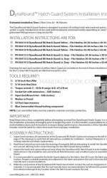 Fibergate 5041210 DynaRound RG Hatch Guard Yellow Handleiding voor installatie-instructies