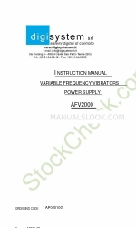 DIGISYSTEM AFV2000 Instruction Manual