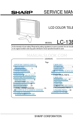 Sharp LC13-B2E Instrukcja serwisowa