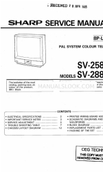 Sharp SV-2888H(BK) Manual de servicio