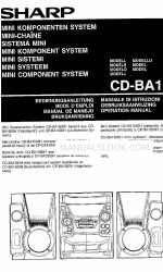 Sharp CD-BA1500H Manual de operação