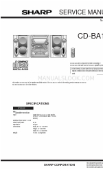 Sharp CD-BA1600 Panduan Servis