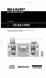 Sharp CD-BA1700H Руководство по эксплуатации