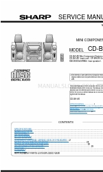 Sharp CD-BA180 Manual de servicio