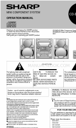 Sharp CD-BA2100 Посібник з експлуатації