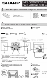 Sharp CD-BA2100 Beknopte handleiding