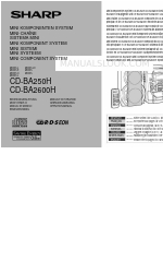 Sharp CD-BA250H Manuale operativo